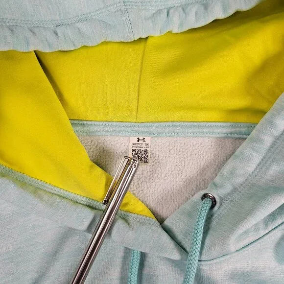 Under Armour Women's Storm Armour Fleece Big Logo Twist Hoodie Size Medium - Picture 5 of 5